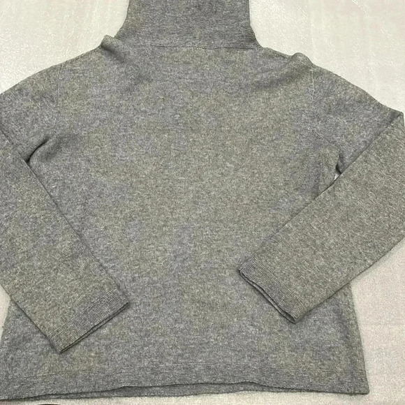 ❤️2/$50❤️[L]Alexandre  Laurent Gray Pull Over Turtle Neck Wool Blend Sweater - Picture 6 of 6